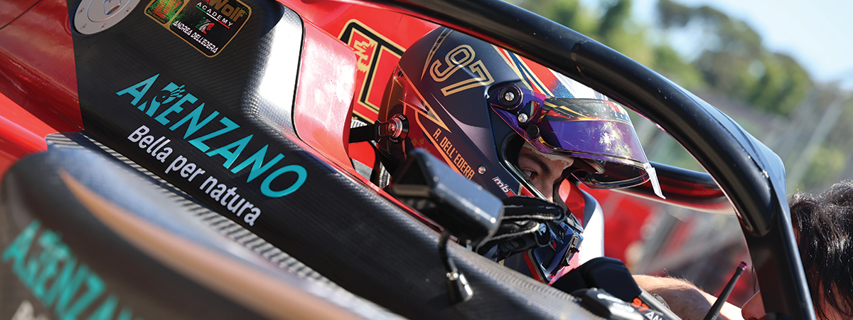 iGO! Helmets on top of the podium with Andrea Dell'Edera